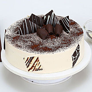 Online Anniversary from online  buy N Buy tiramisu Ferns cake Petals Wedding Cakes