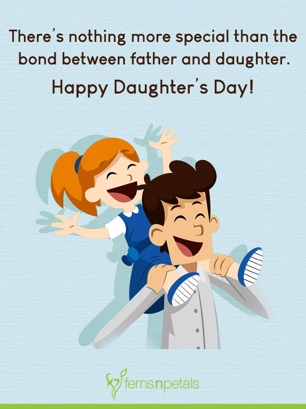 30+ Unique Quotes and Messages to wish Happy Daughters Day - Ferns N Petals